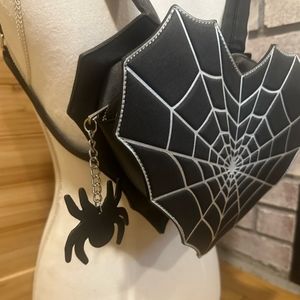 Spiderweb Heart Backpack